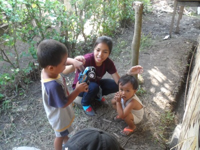 Archived moment from a community feeding, health, or family outreach activity